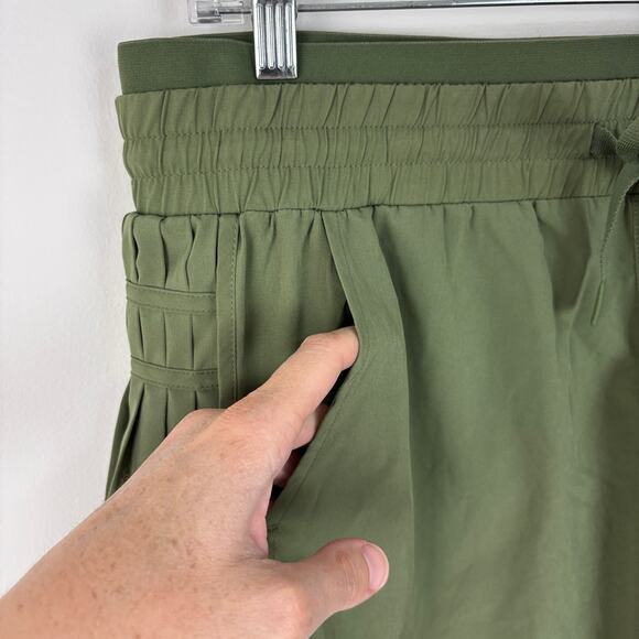 Joy Lab Green Running Shorts XL pleat liner pockets - Picture 3 of 9